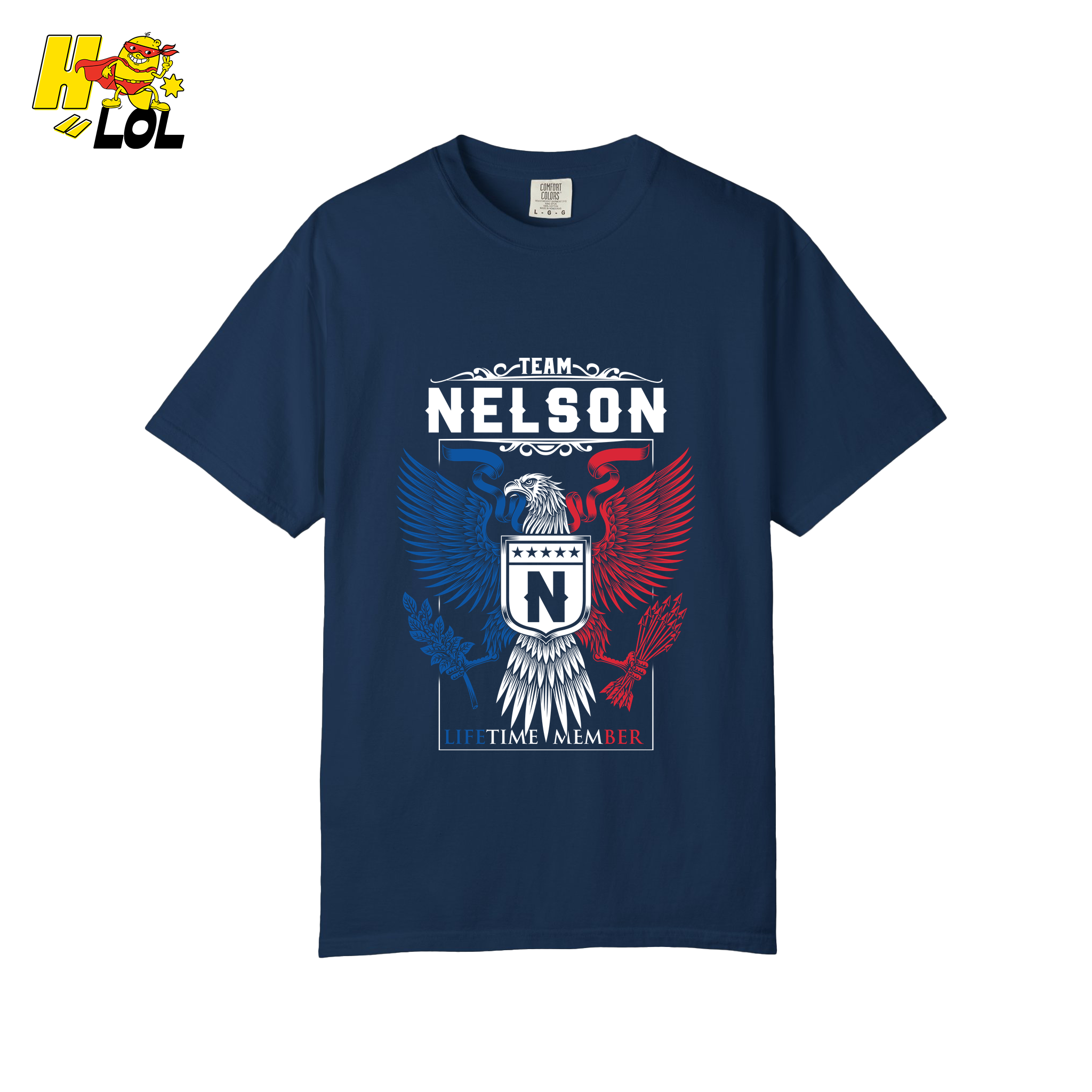 Team Nelson Lifetime Member - Family Name - HQ LOL