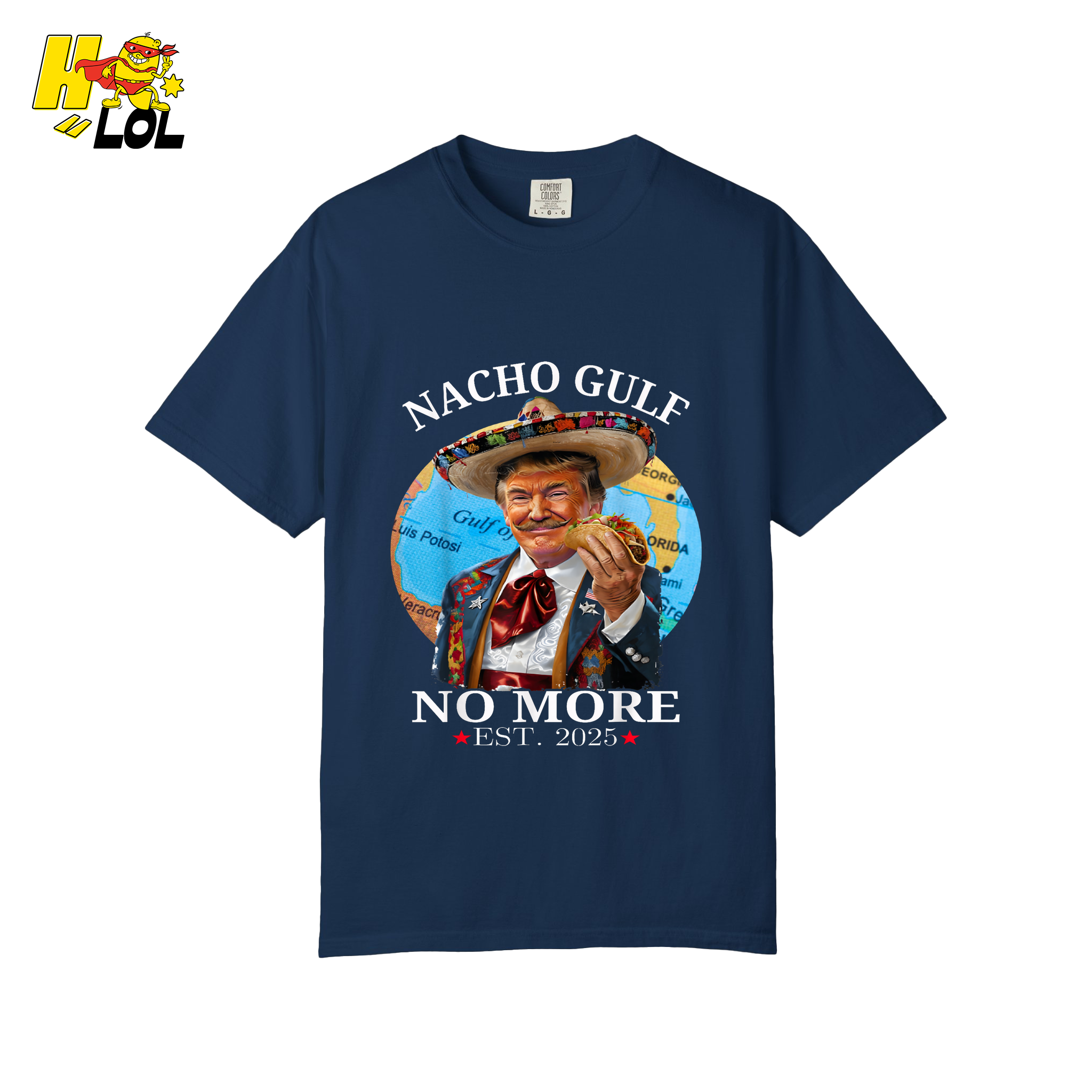 Nacho Gulf No More Shirt Funny Taco Sombrero Graphic Shirt - HQLOL