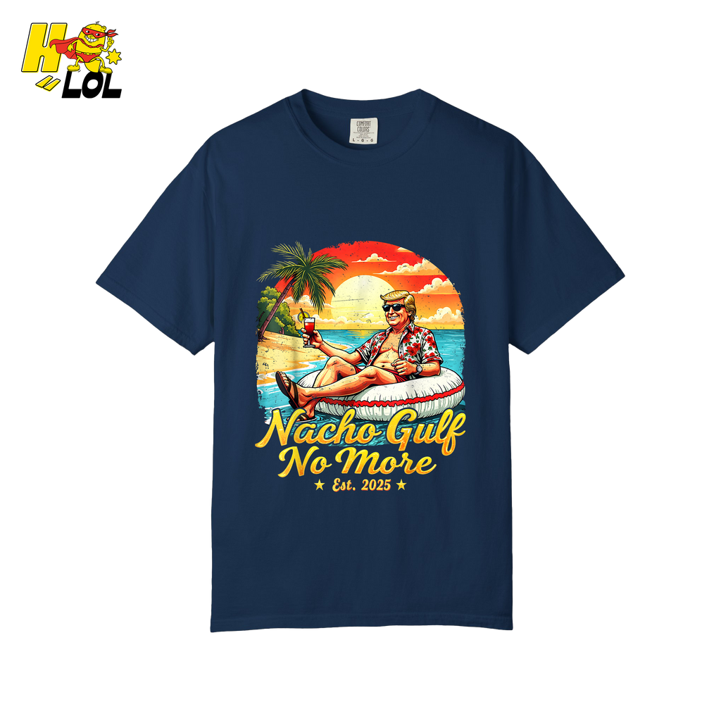 Nacho Gulf No More Shirt Funny Tropical Sunset Beach Graphic - HQLOL