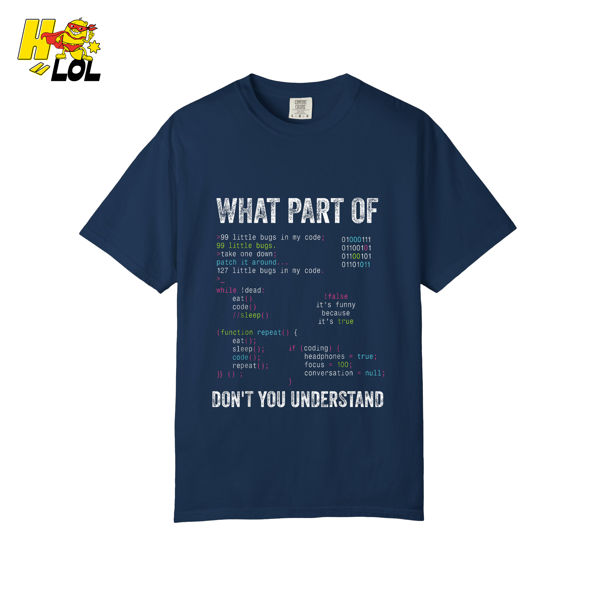 What Part of Don’t You Understand Shirt Funny Coding Programmer - HQLOL