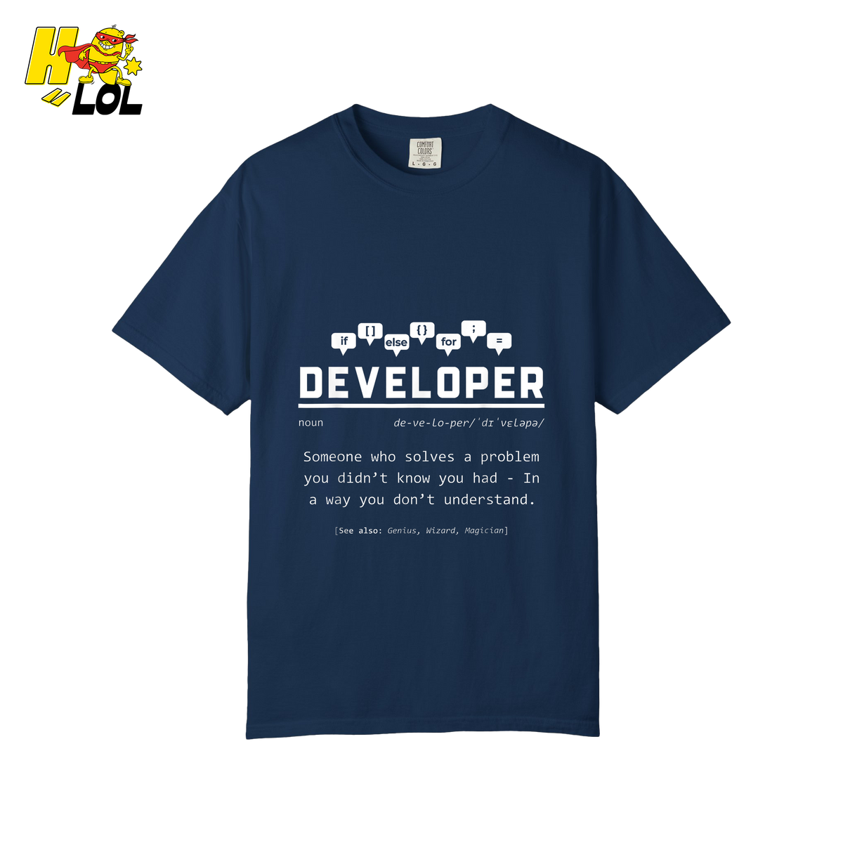 Developer Definition Shirt Funny Programmer Coding Shirt - HQLOL