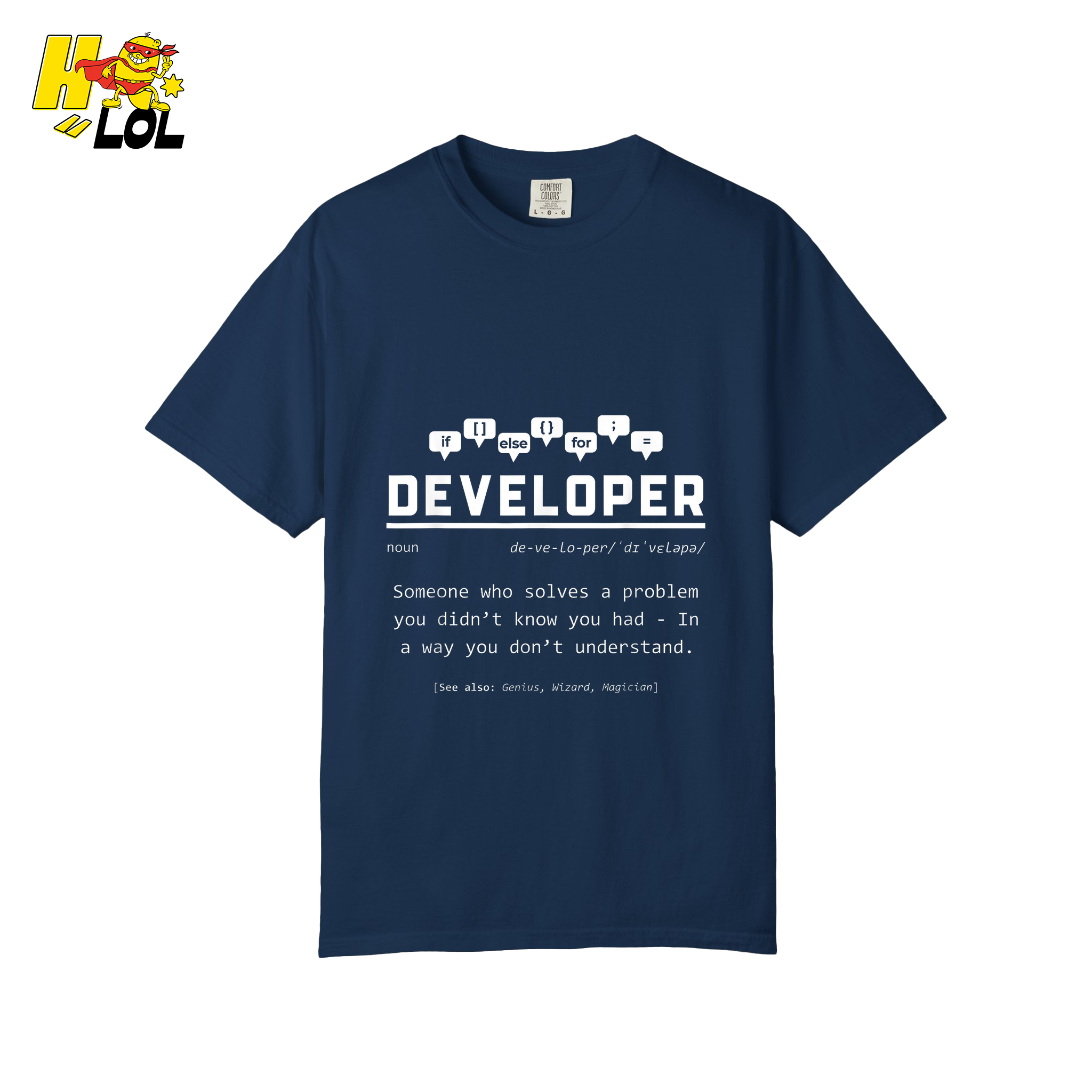 Developer Definition Shirt Funny Programmer Coding Shirt - HQLOL