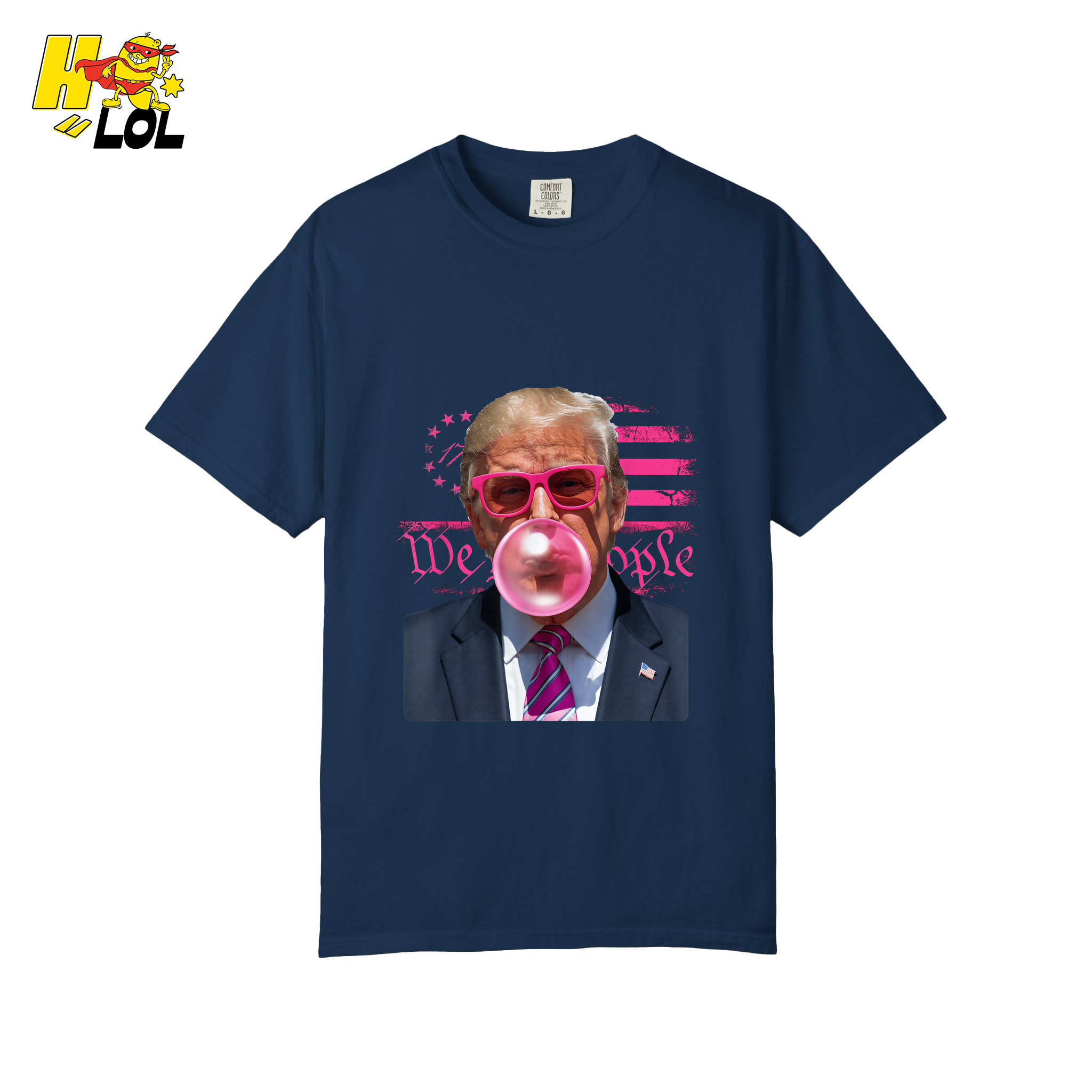 Trump Bubblegum Shirt Funny Graphic Shirt - HQLOL