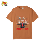 Daddy’s Home Shirt Patriotic Fireworks Political Graphic Shirt - HQLOL
