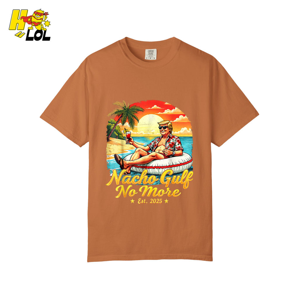 Nacho Gulf No More Shirt Funny Tropical Sunset Beach Graphic - HQLOL