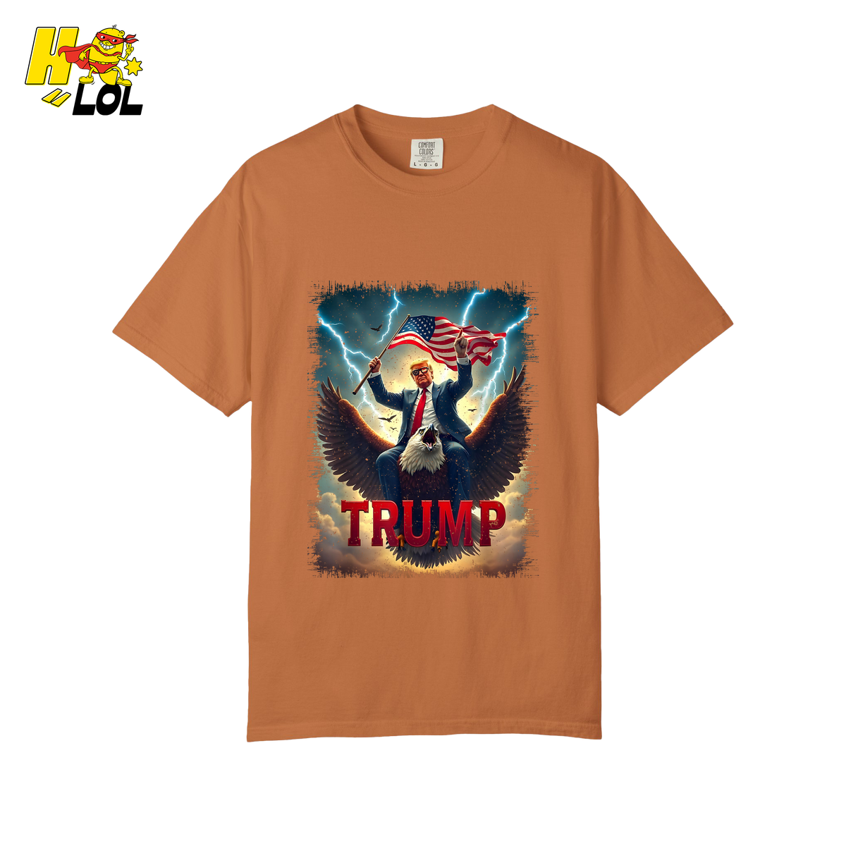 Donald Trump King & Eagle Shirt Patriotic MAGA Gift - HQLOL