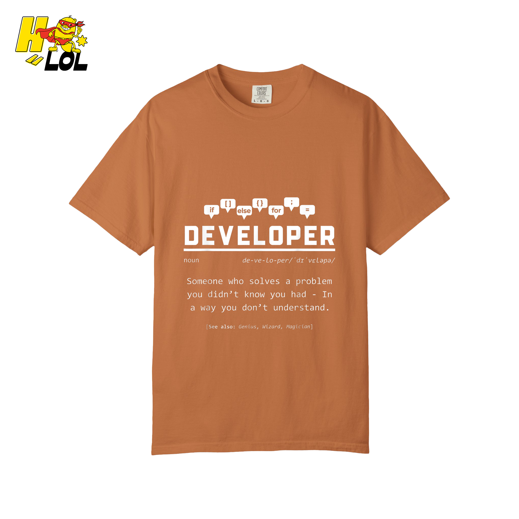 Developer Definition Shirt Funny Programmer Coding Shirt - HQLOL