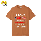 I Love Trump Shirt Funny Patriotic Quote Conservative Shirt - HQLOL