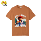 God Is Great Kamala Is Crazy - Trump Beer Patriotic Shirt - HQLOL