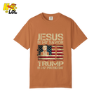 Jesus Is My Savior Trump Is My President Shirt Christian Patriotic - HQLOL