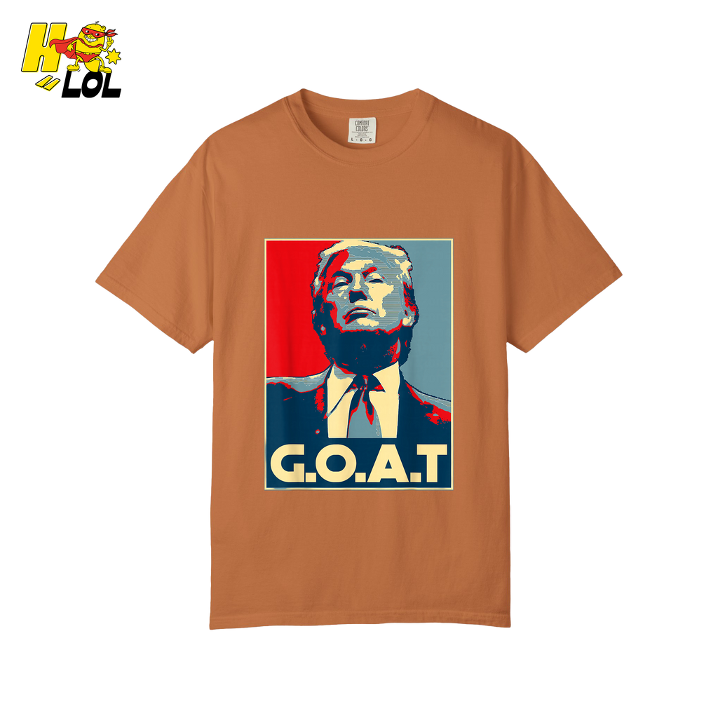 Trump G.O.A.T. Hope Style Iconic Political Tribute Meme Shirt - HQLOL