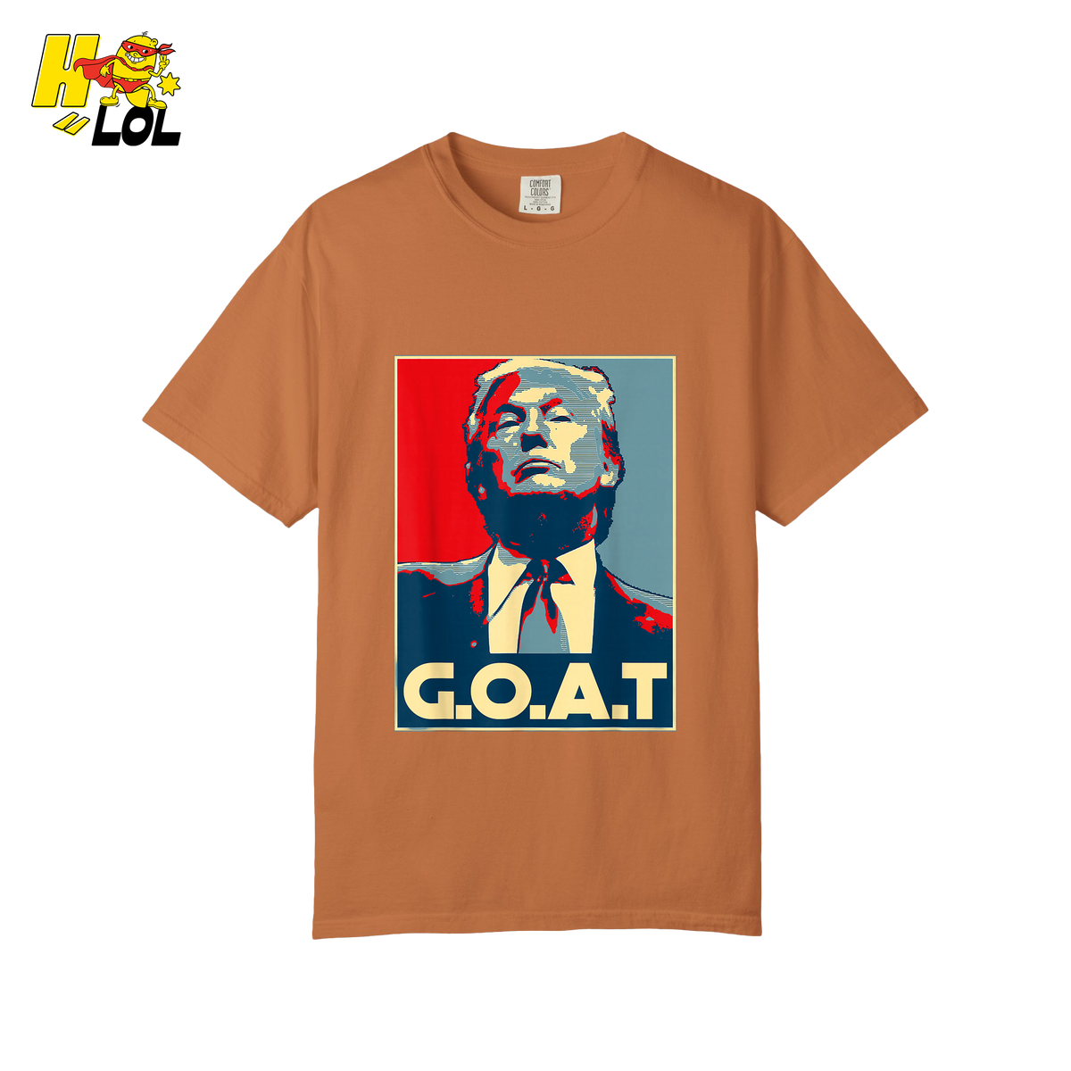 Trump G.O.A.T. Hope Style Iconic Political Tribute Meme Shirt - HQLOL