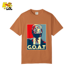 Trump G.O.A.T. Hope Style Iconic Political Tribute Meme Shirt - HQLOL