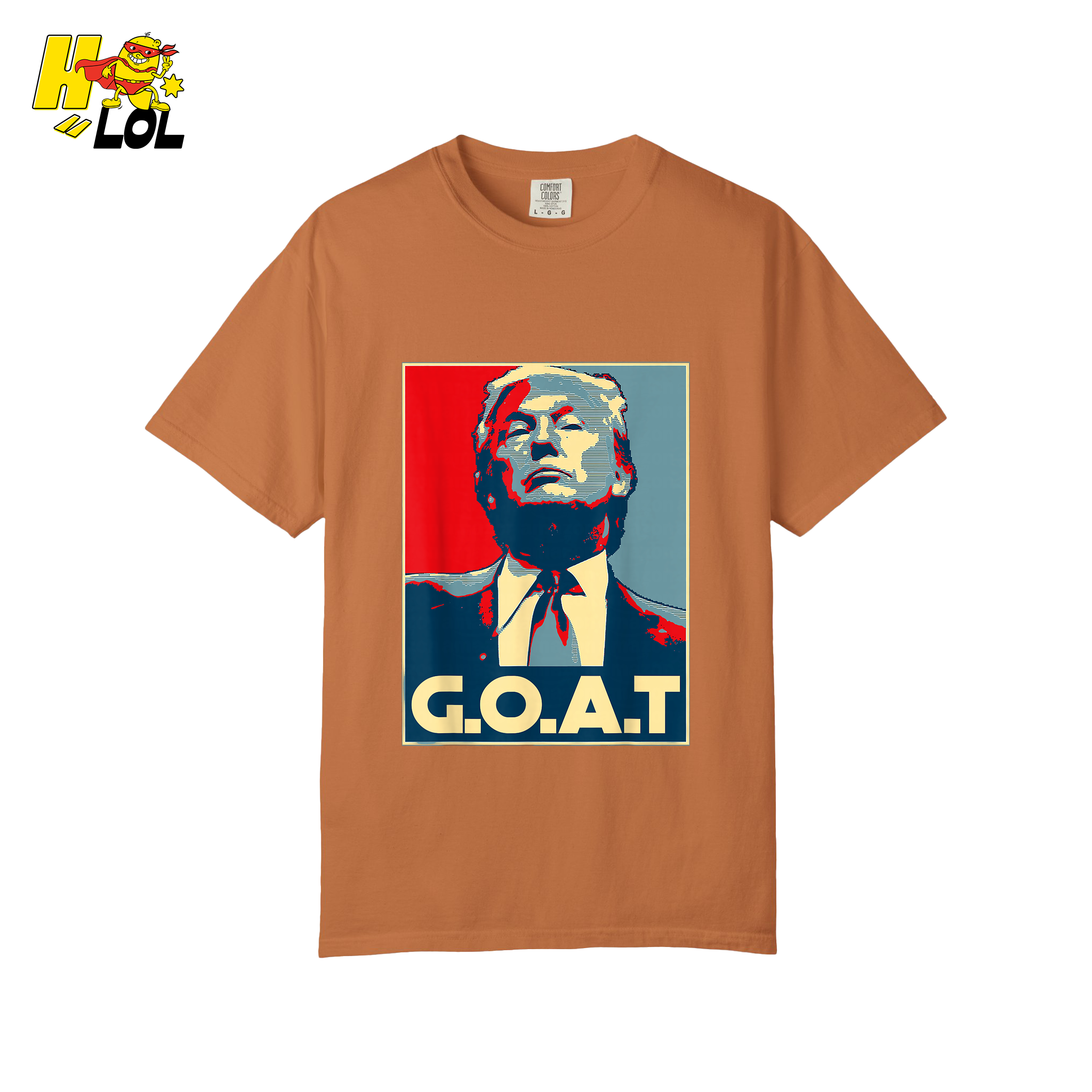 Trump G.O.A.T. Hope Style Iconic Political Tribute Meme Shirt - HQLOL