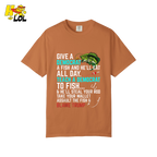 Funny Political Fishing Shirt Teach a Democrat to Fish Blame Trump - HQLOL