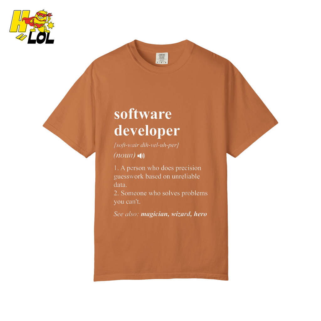 Software Developer Definition Shirt Funny Coding Dictionary Shirt - HQLOL
