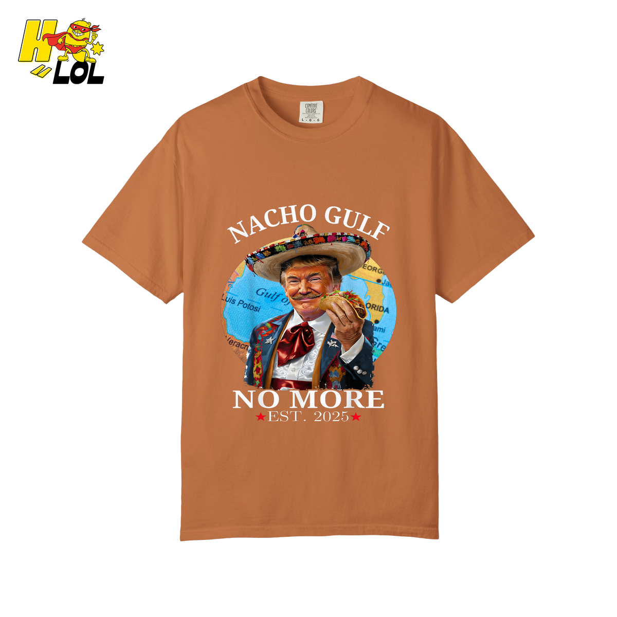 Nacho Gulf No More Shirt Funny Taco Sombrero Graphic Shirt - HQLOL