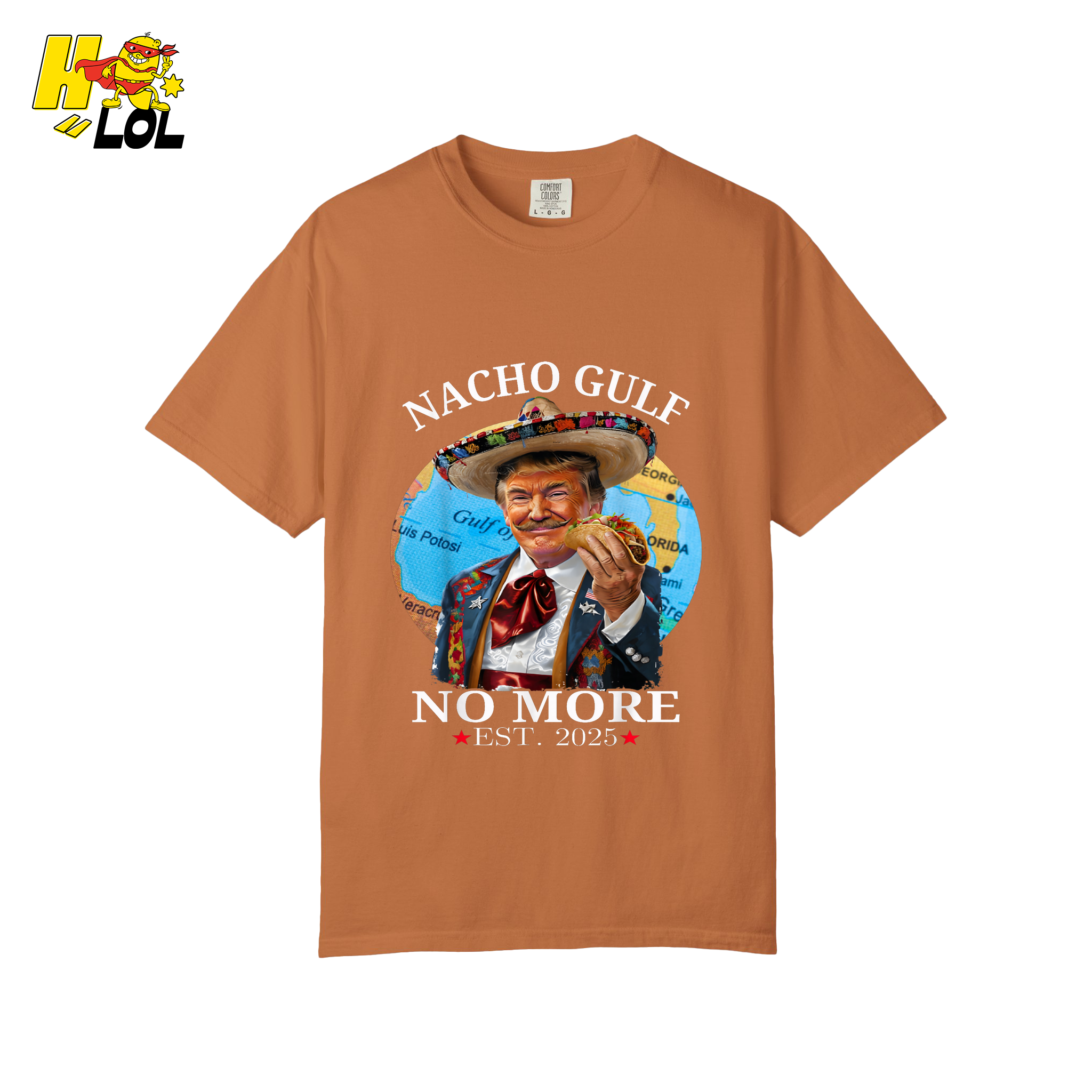 Nacho Gulf No More Shirt Funny Taco Sombrero Graphic Shirt - HQLOL