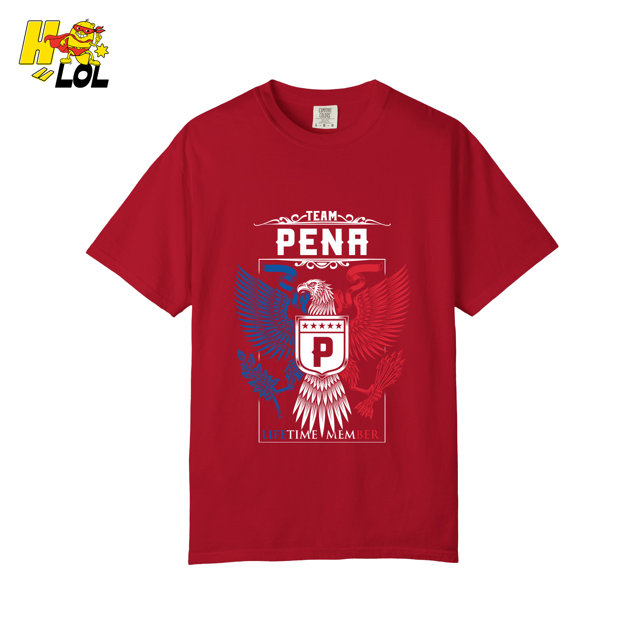 Team Pena Lifetime Member - Family Name - HQ LOL