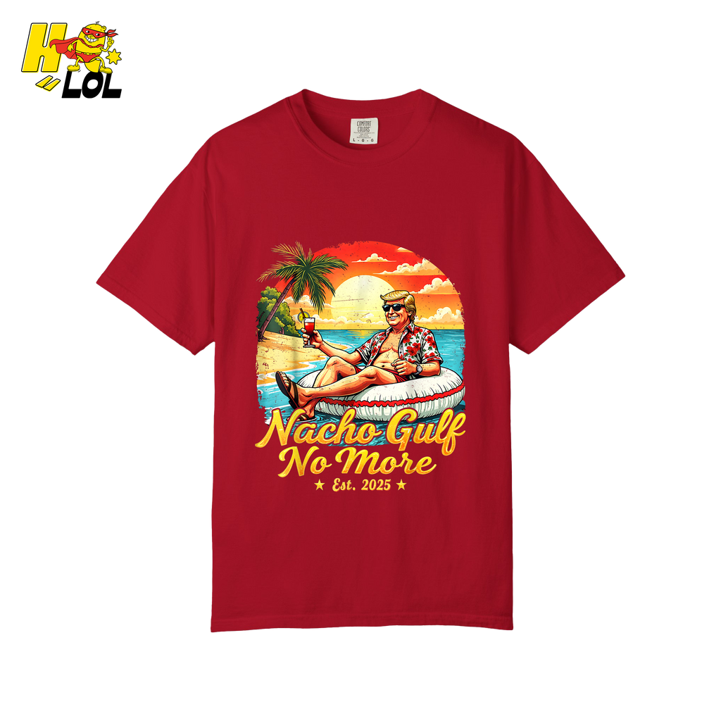 Nacho Gulf No More Shirt Funny Tropical Sunset Beach Graphic - HQLOL