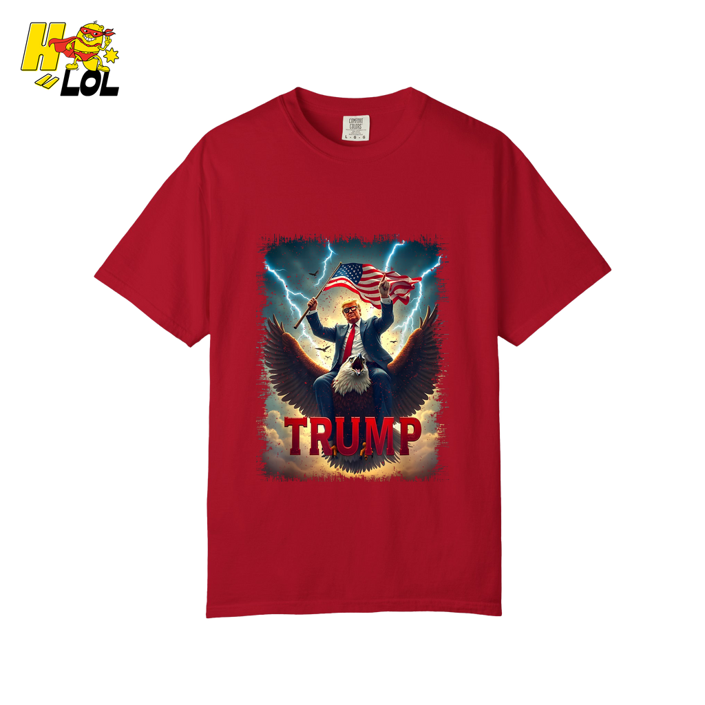 Donald Trump King & Eagle Shirt Patriotic MAGA Gift - HQLOL