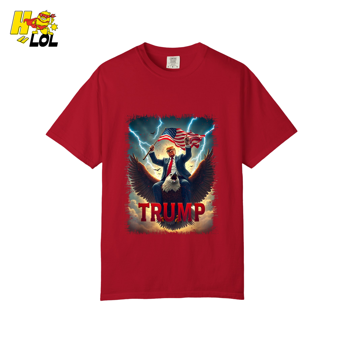 Donald Trump King & Eagle Shirt Patriotic MAGA Gift - HQLOL