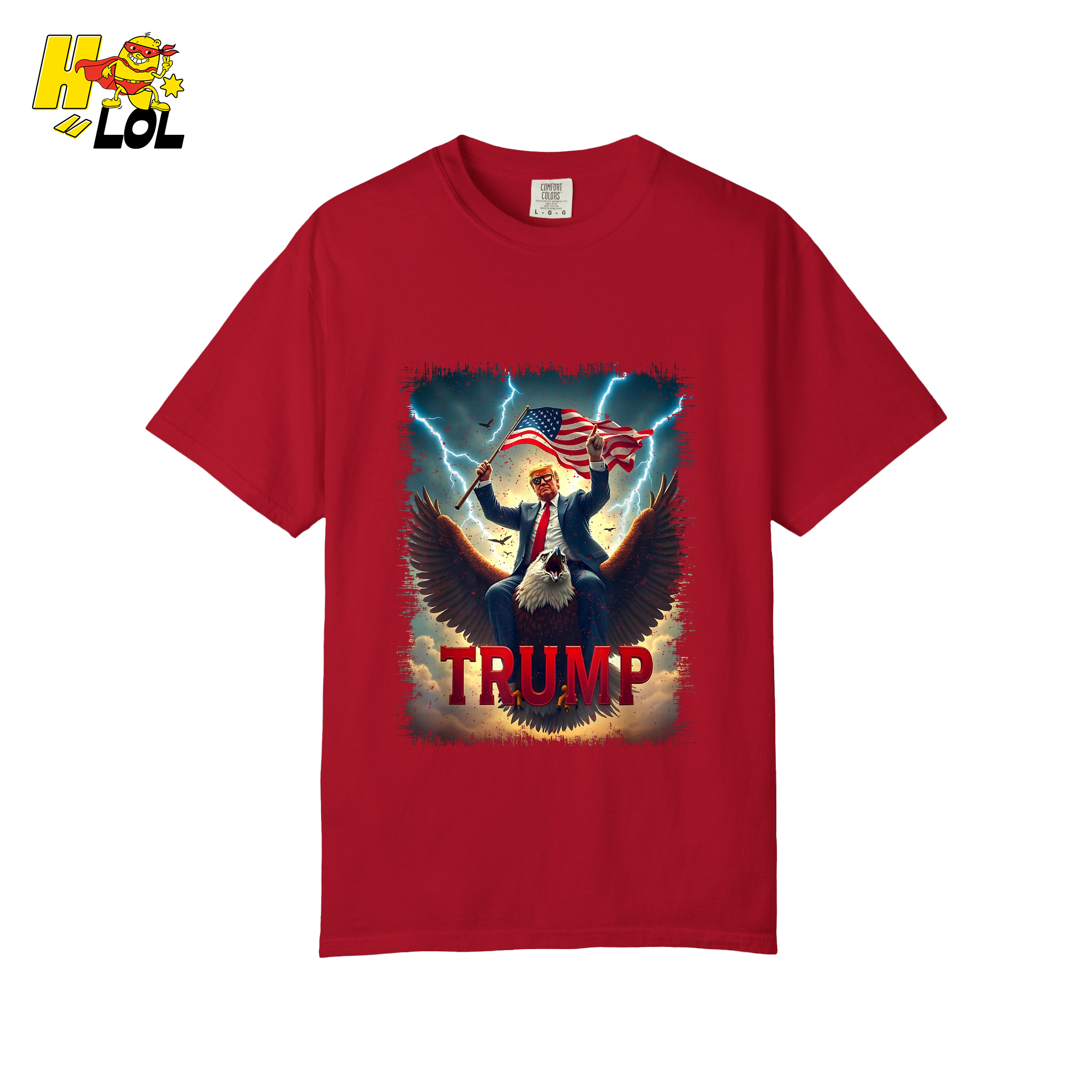 Donald Trump King & Eagle Shirt Patriotic MAGA Gift - HQLOL