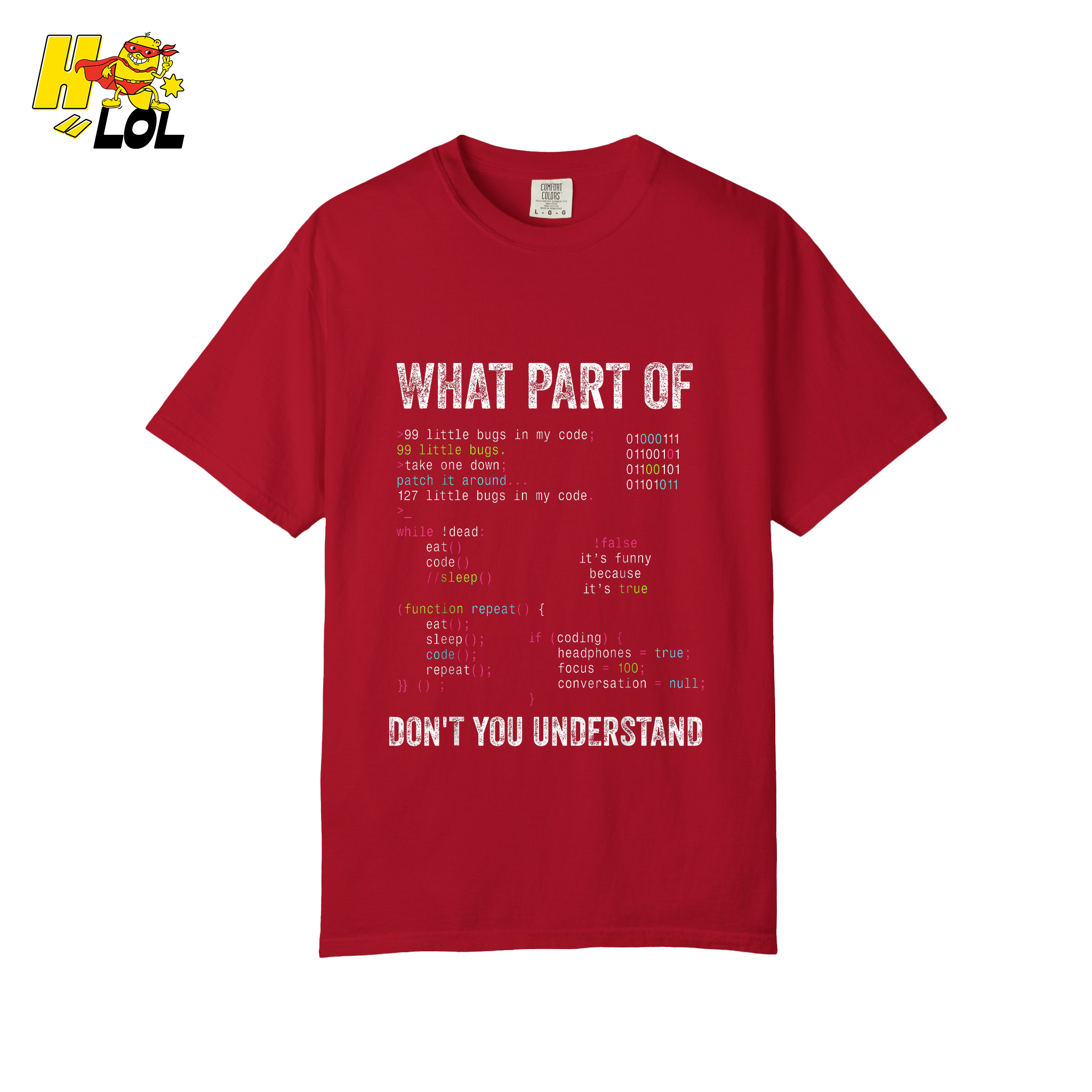 What Part of Don’t You Understand Shirt Funny Coding Programmer - HQLOL