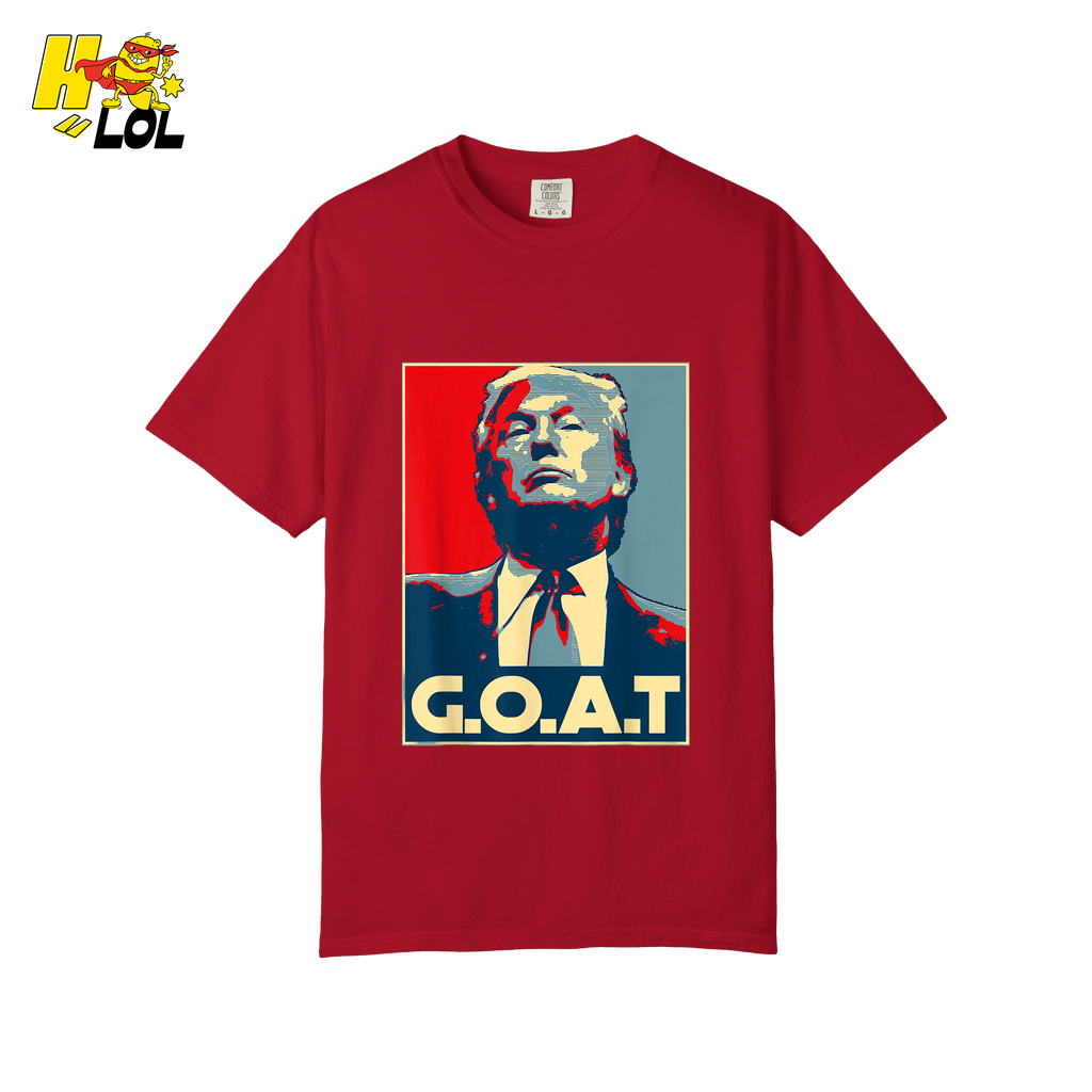 Trump G.O.A.T. Hope Style Iconic Political Tribute Meme Shirt - HQLOL