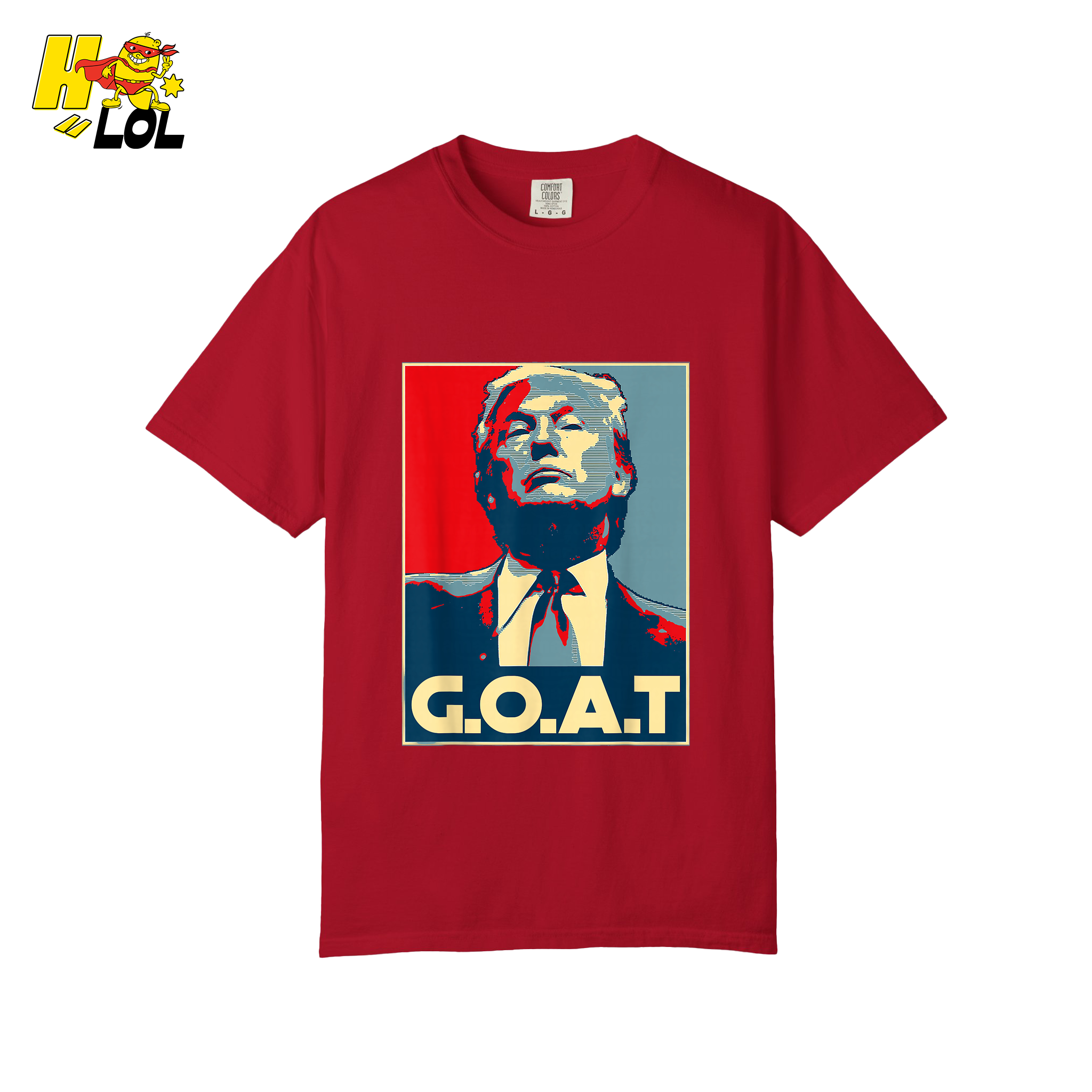 Trump G.O.A.T. Hope Style Iconic Political Tribute Meme Shirt - HQLOL