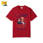 I Love It When I Wake Up Trump Is President Shirt Patriotic Shirt - HQLOL