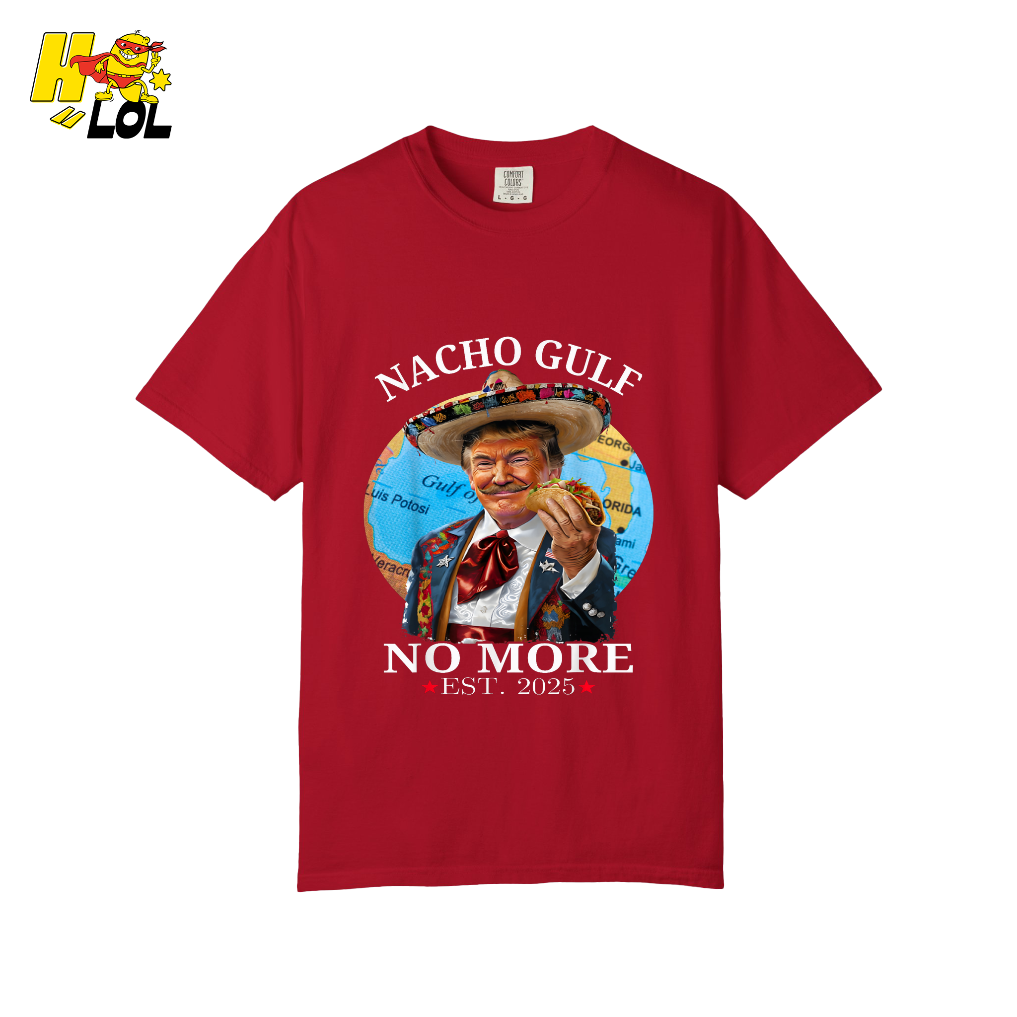 Nacho Gulf No More Shirt Funny Taco Sombrero Graphic Shirt - HQLOL