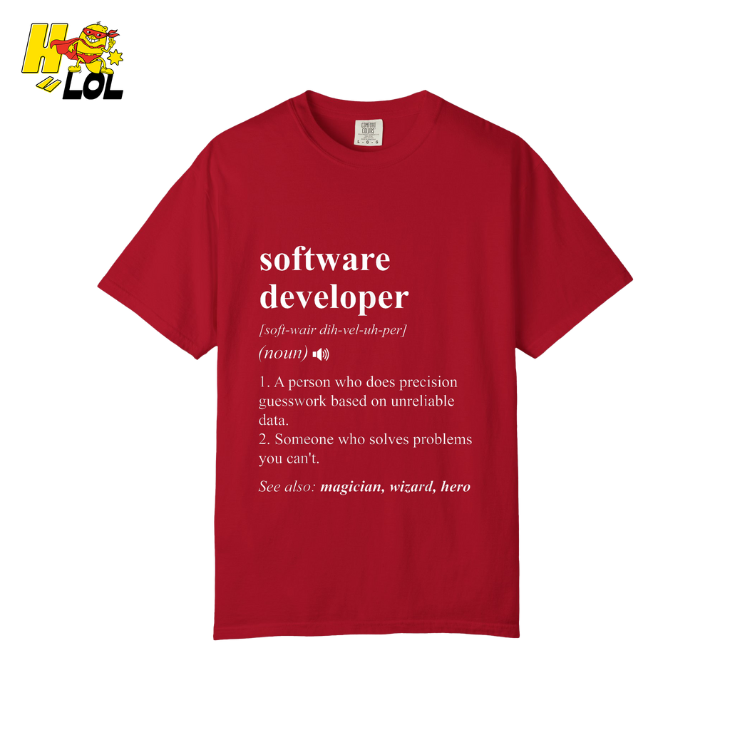 Software Developer Definition Shirt Funny Coding Dictionary Shirt - HQLOL