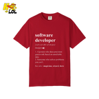 Software Developer Definition Shirt Funny Coding Dictionary Shirt - HQLOL