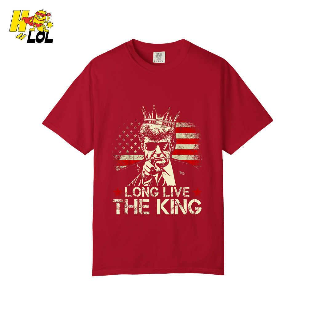 Donald Trump Long Live The King Shirt Patriotic Political Gift - HQLOL