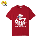 Six Seven Shirt 67 Patriotic Sunglasses Meme Graphic Shirt - HQLOL