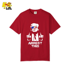 Trump Middle Finger Arrest This Edgy Political Anti-Woke Shirt - HQLOL