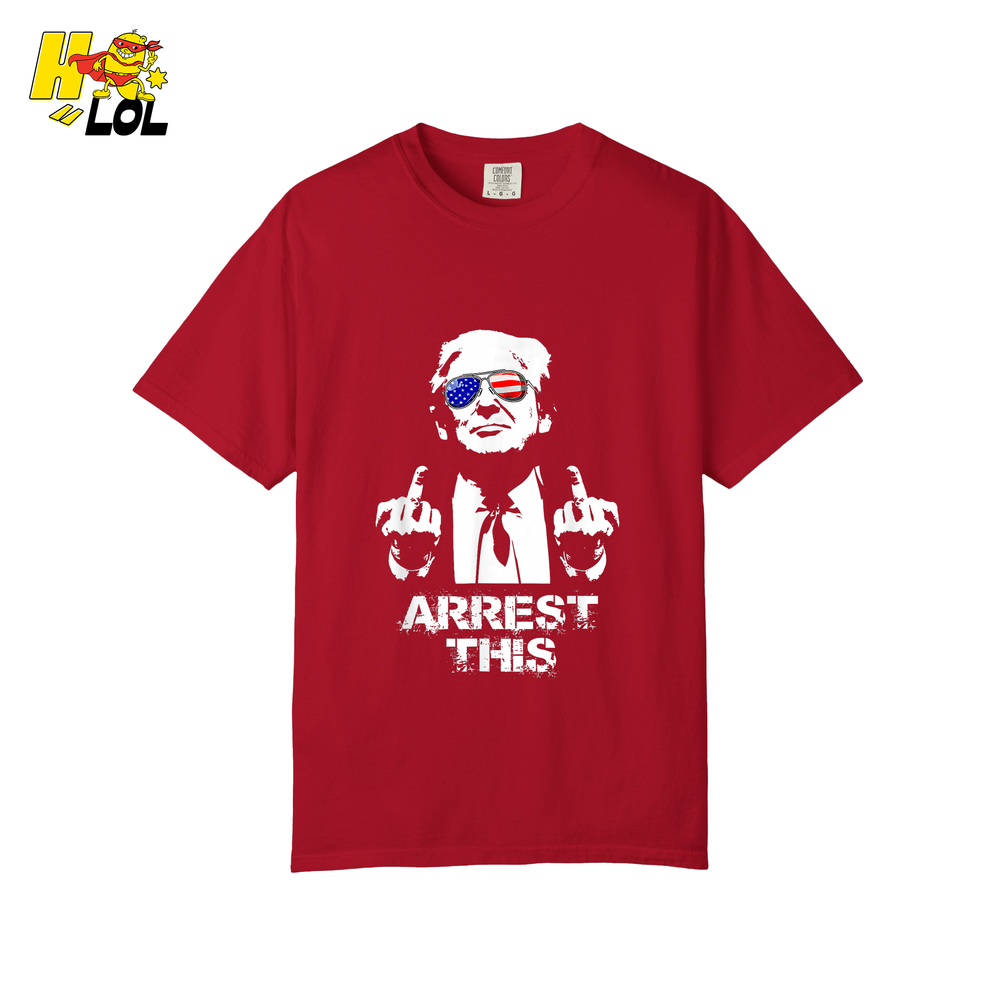Trump Middle Finger Arrest This Edgy Political Anti-Woke Shirt - HQLOL