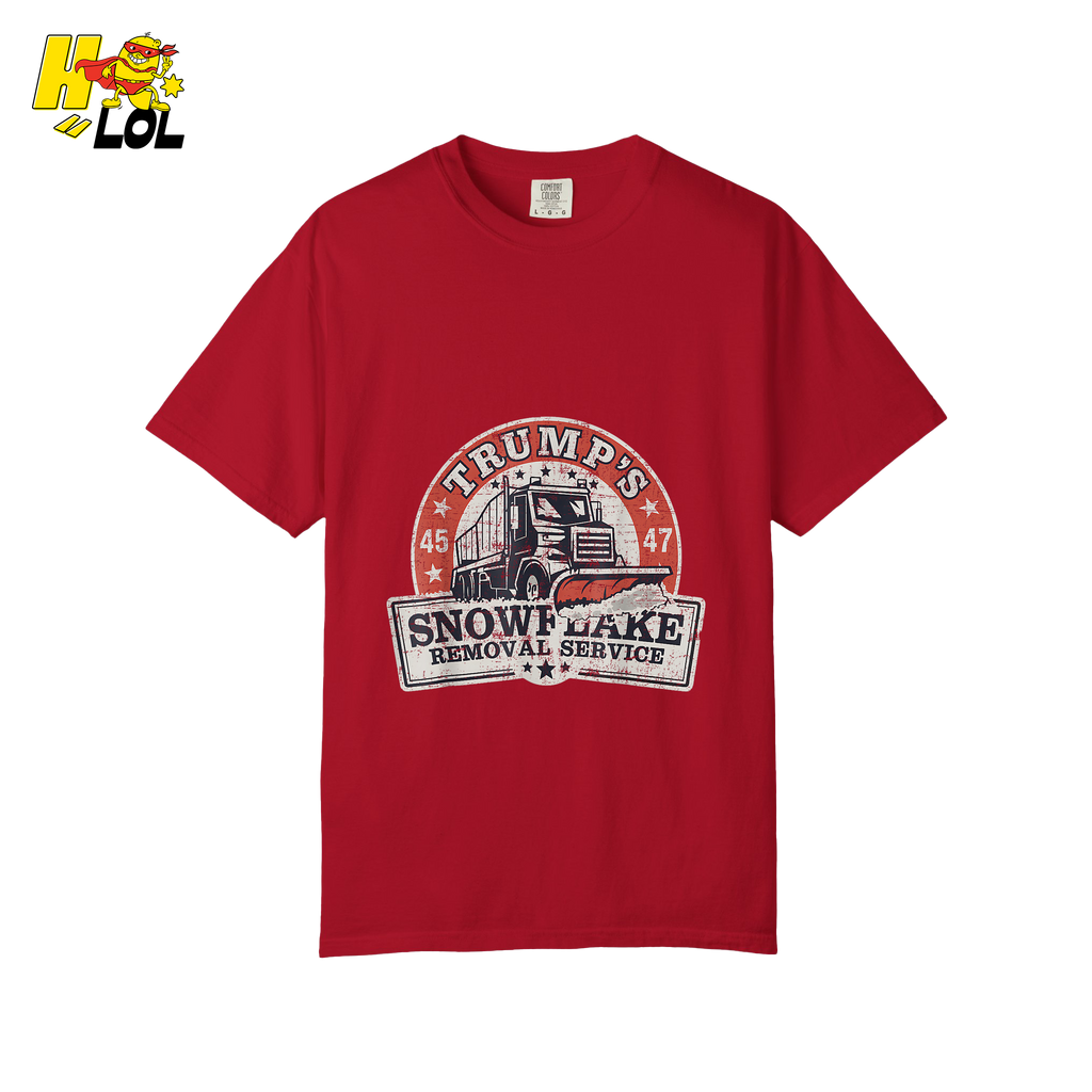 Trump 45/47 Snowflake Removal Service Anti-Liberal Satire Shirt - HQLOL