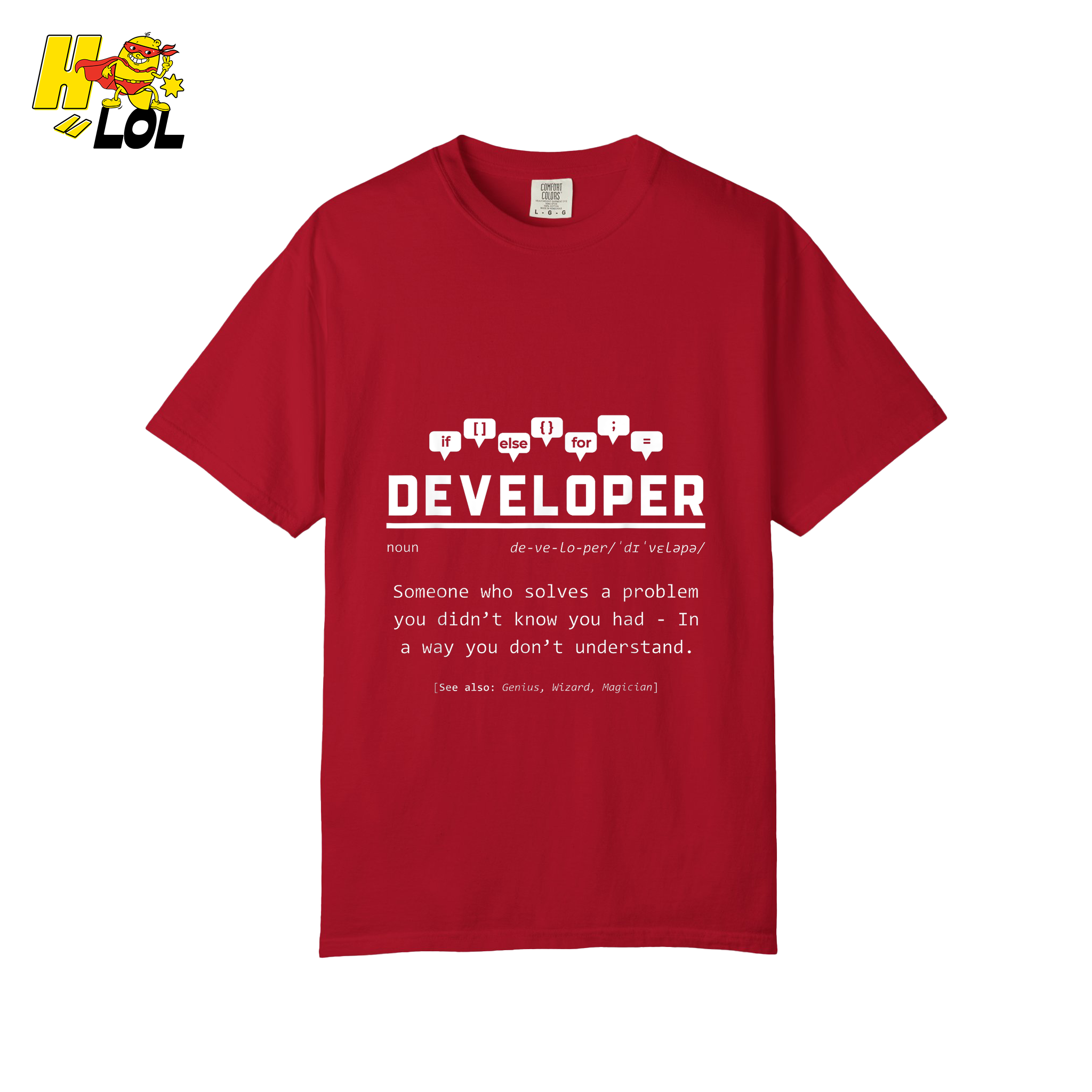 Developer Definition Shirt Funny Programmer Coding Shirt - HQLOL