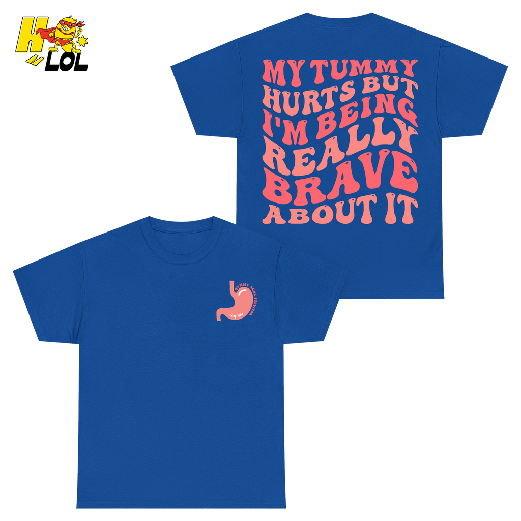 Tummy Ache Survivor Shirt Gift For Women With Chronic Pain - HQLOL