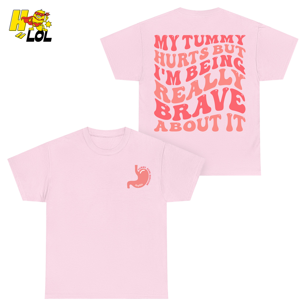 Tummy Ache Survivor Shirt Gift For Women With Chronic Pain - HQLOL