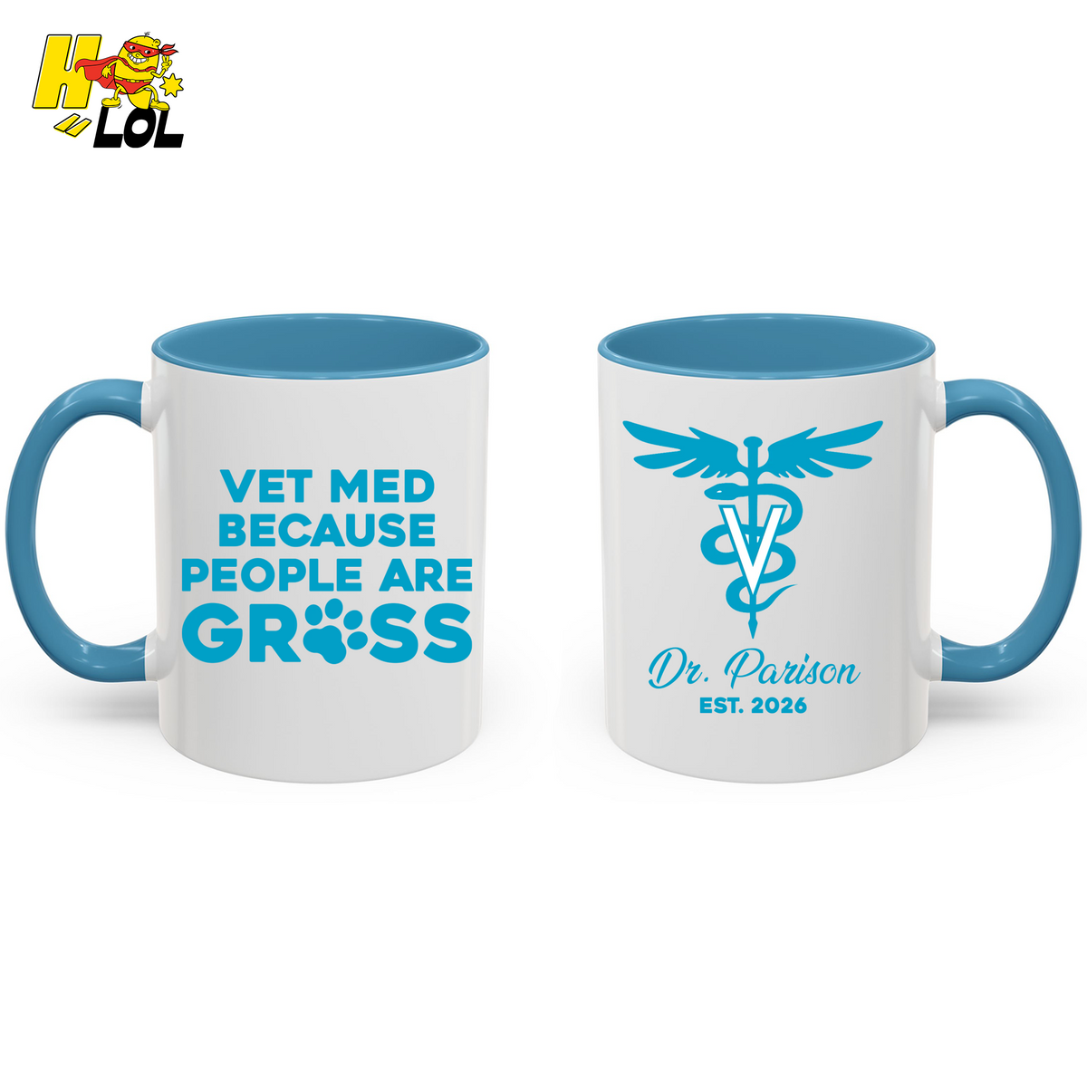 Vet Med Because People Are Gross Mug Personalized Gift For Veterinarian - HQLOL