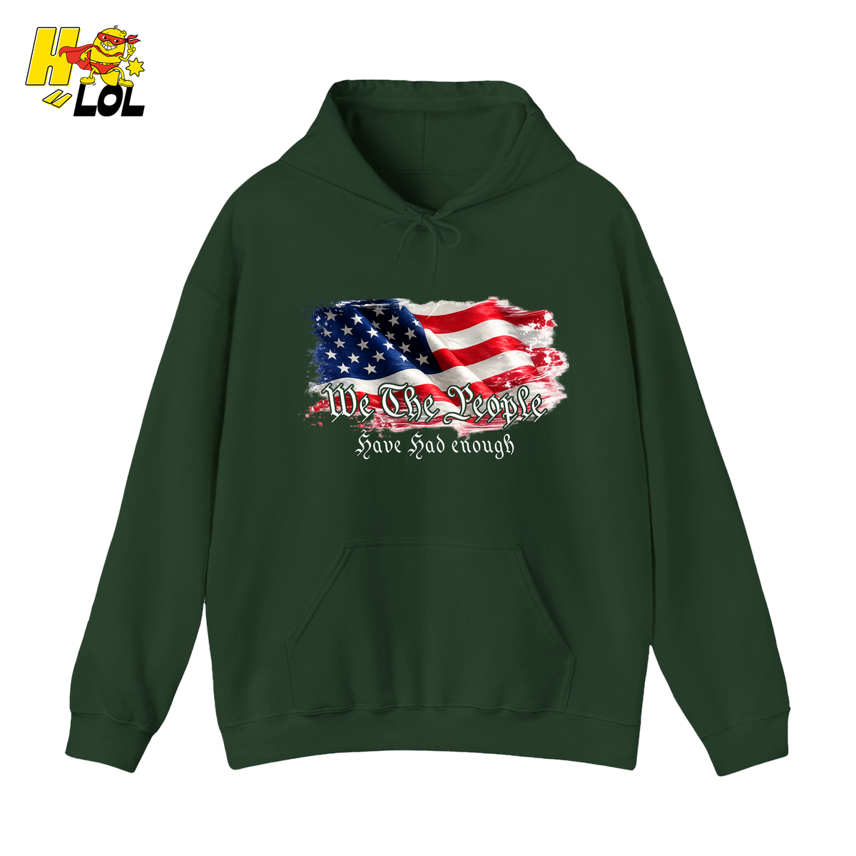 We The People American Flag Hoodie Gift for Republicans - HQLOL