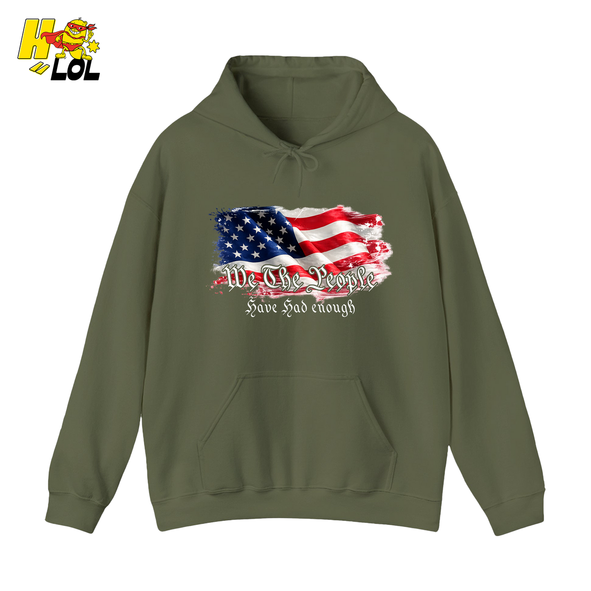 We The People American Flag Hoodie Gift for Republicans - HQLOL