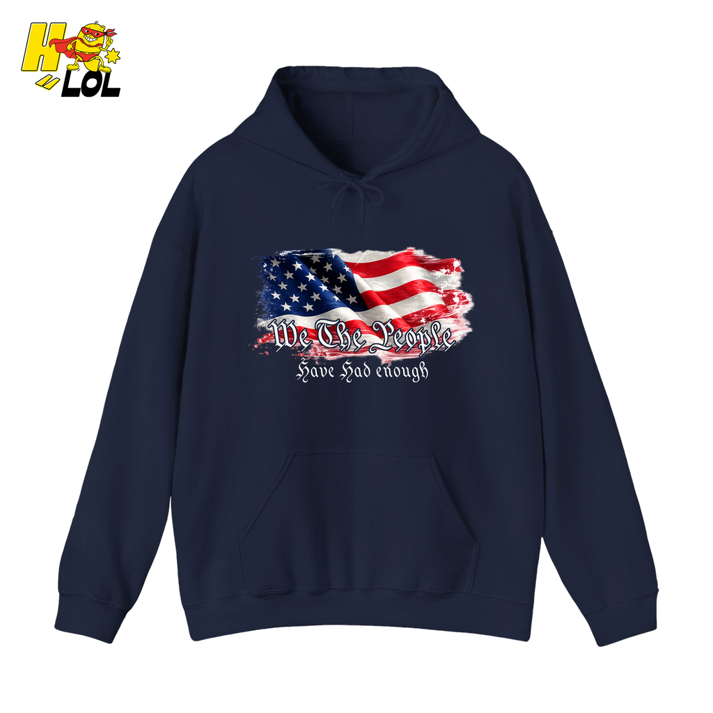 We The People American Flag Hoodie Gift for Republicans - HQLOL