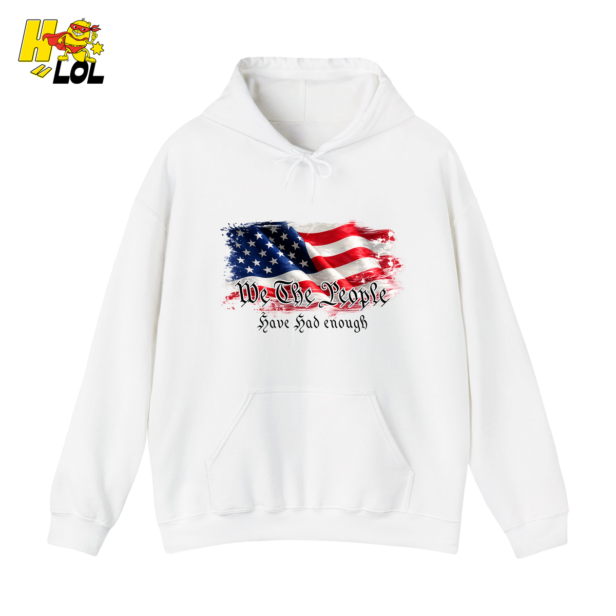 We The People American Flag Hoodie Gift for Republicans - HQLOL