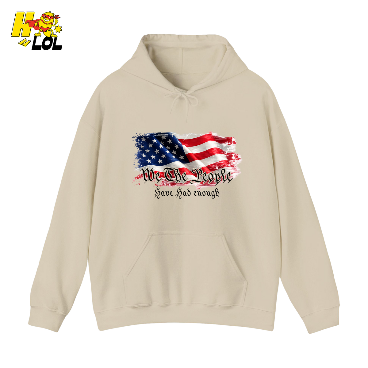 We The People American Flag Hoodie Gift for Republicans - HQLOL