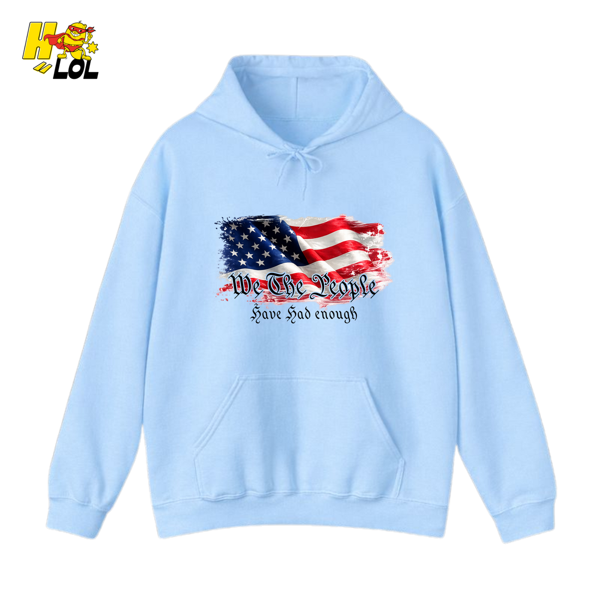 We The People American Flag Hoodie Gift for Republicans - HQLOL