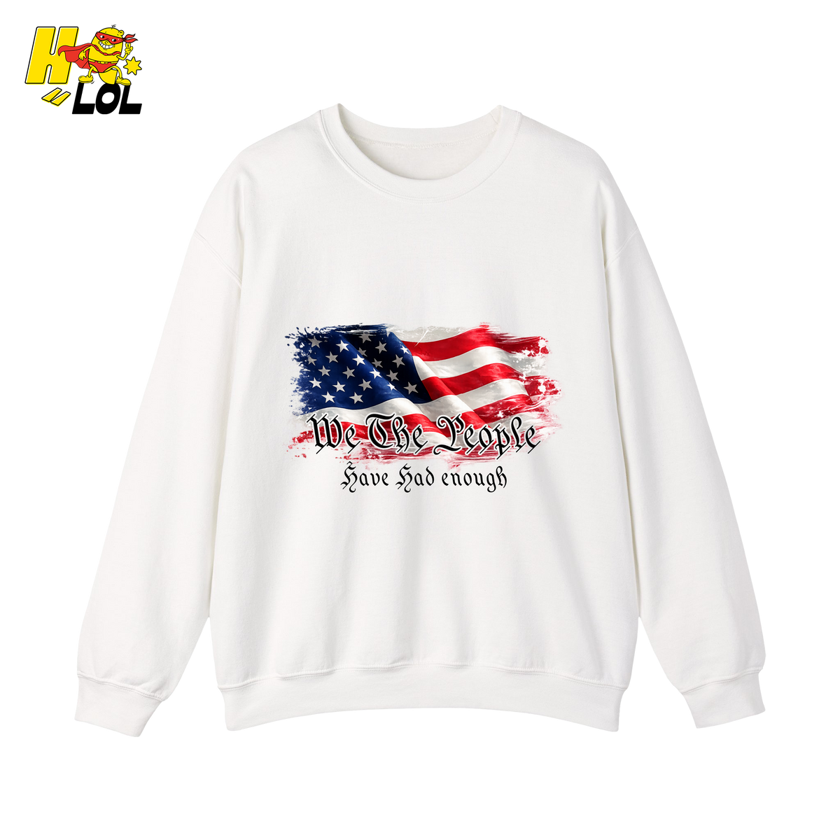 We The People American Flag Sweatshirt Gift for Republicans - HQLOL